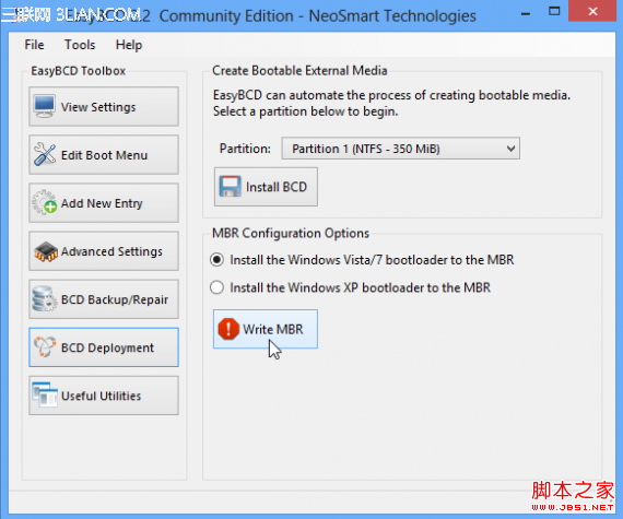 Windows 8 Install EasyBCD