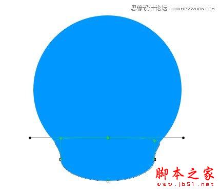 Photoshop绘制可爱的蓝色立体Twitter小鸟图标